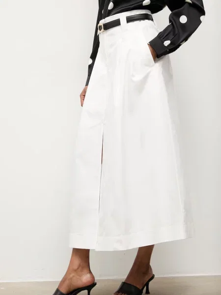 Fustă Answear.lab alb