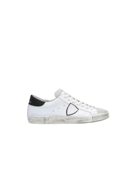 Sneakersy Philippe Model skórzane do tenisa białe