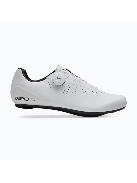 Încălțăminte de șosea pentru bărbați Giro Cadet II white alb