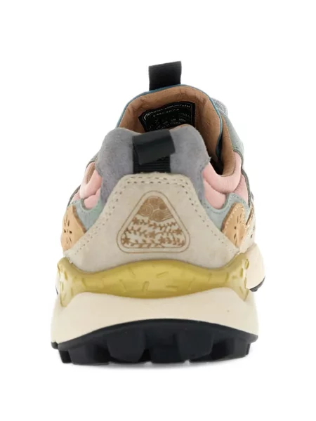 Sneakerși Flower Mountain din piele de căprioară