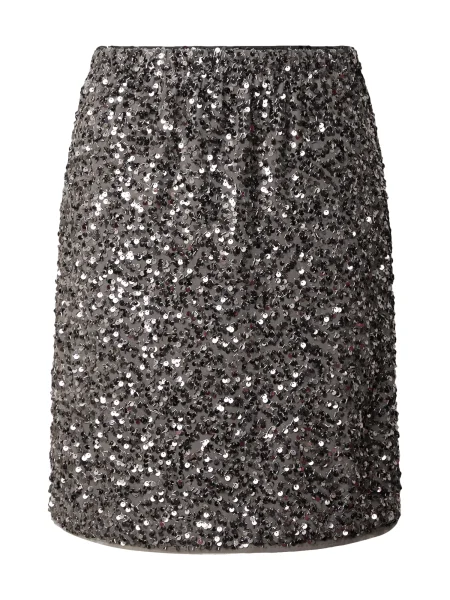 COMMA Fustă metalic gri