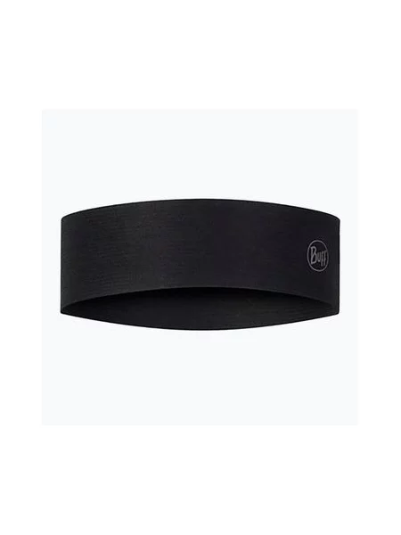 BUFF Coolnet UV пов'язка на голову тонкий суцільний чорний