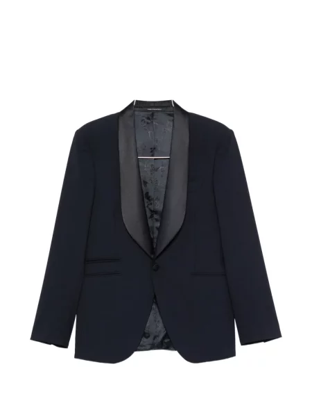 Costum Carlo Pignatelli cu rever albastru