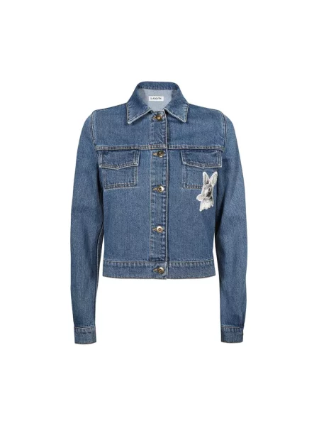 Kurtka jeansowa Lanvin niebieska