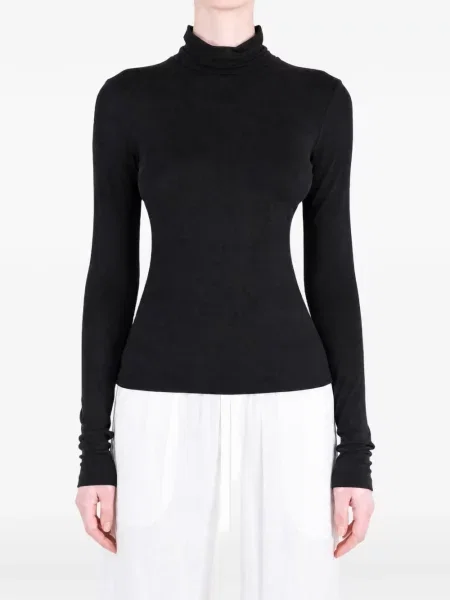 Lung tricou Amomento negru