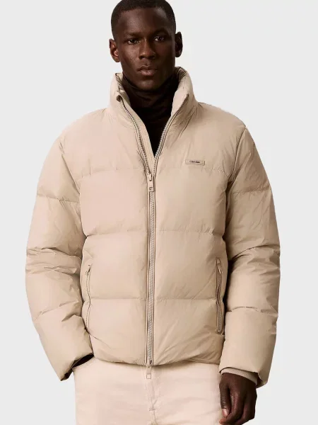 Пуховик Calvin Klein бежевий