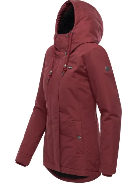 Ragwear Geacă funcțională Alvena vin roșu