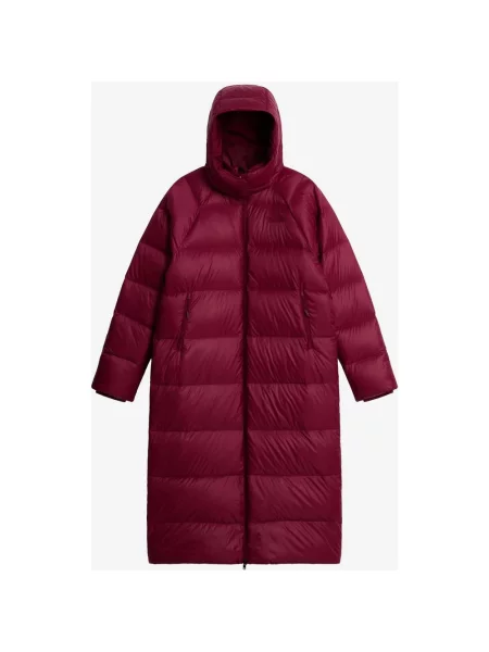 Kurtka z kapturem The North Face Hydrenalite City Down czerwono fioletowa S czerwona