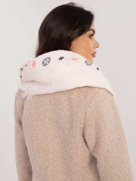 Fular Fashionhunters cu franjuri roz