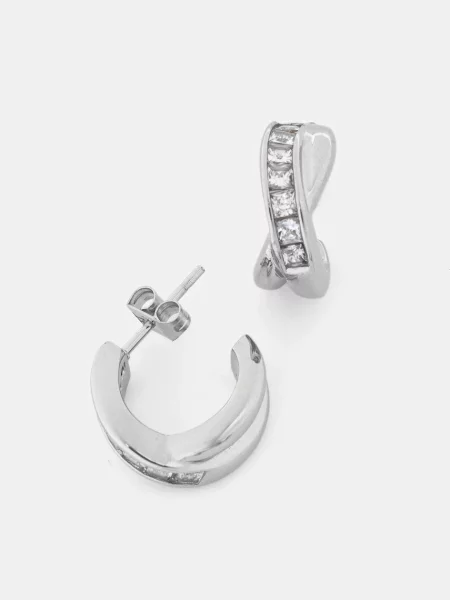 Uhani EDBLAD Andorra srebrna