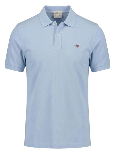 Tricou polo Gant albastru