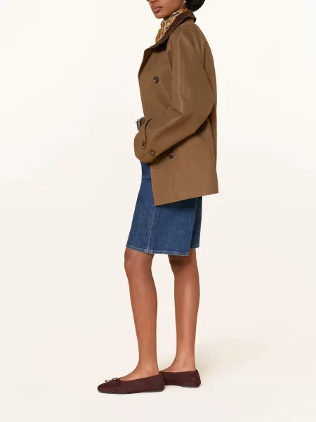 Arket Džínové Bermudy denim blue modré