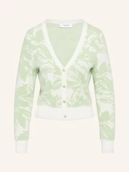 Comma casual identity Kardigan pastelově zelená / přírodní bílá