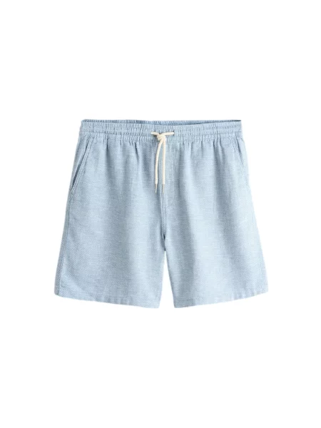Next Pantaloni albastru porumbel alb