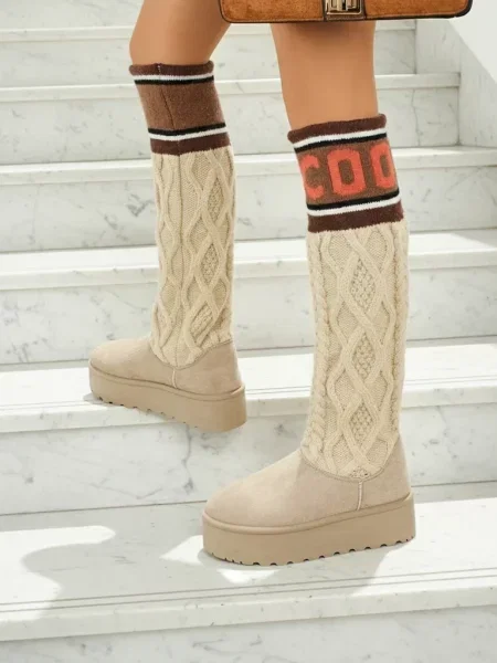 Škornji za sneg Resti rjava