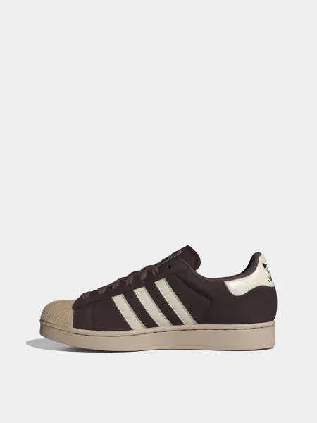 Жіночі Кеди низькі adidas SUPERSTAR II шкіра/гума коричневий