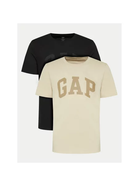 Gap Set 2 majice Regular Fit crna