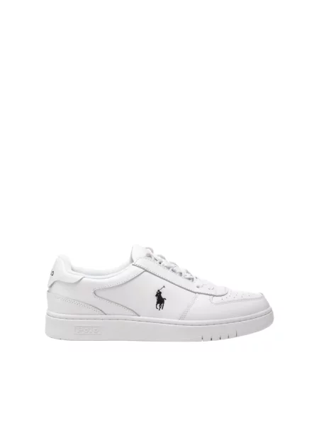 Sneakersy Polo Ralph Lauren skórzane białe