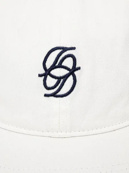 Drôle de Monsieur czapka z daszkiem La Casquette D Miroir z aplikacją biały