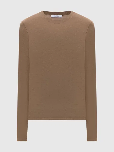 Джемпер PITTURA з кашеміру Max Mara коричневий