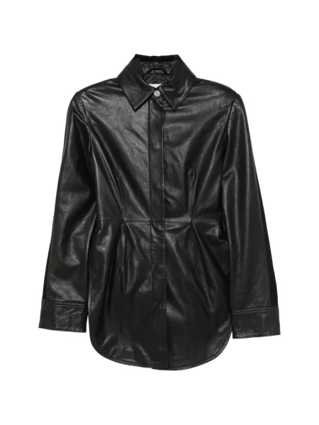 Geanta de piele Sportmax negru