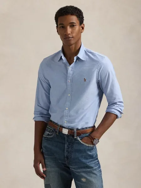 Polo Ralph Lauren Košeľa Core Replen modrá