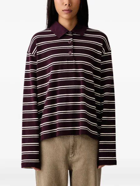 Lung tricou polo Marc O'polo roșu
