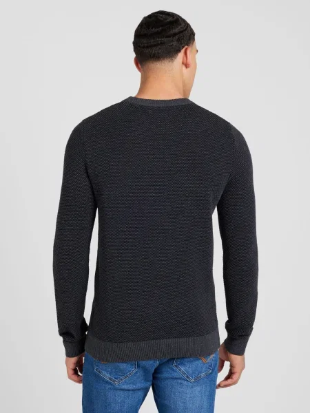 JACK & JONES Pulover JJEGlobe antracit