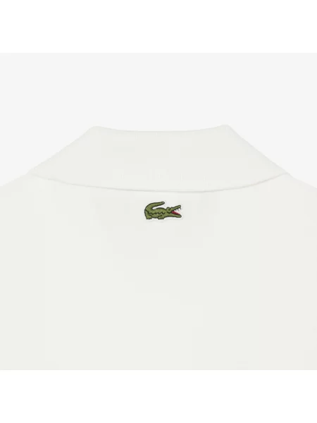 Lacoste Koszulka Polo Classic Fit Z Tłoczonym Logo biały
