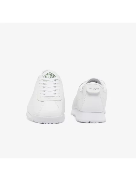 Lacoste Skórzane Sneakersy Club-Low biały