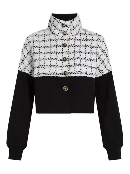 Bouclé geacă Karl Lagerfeld negru