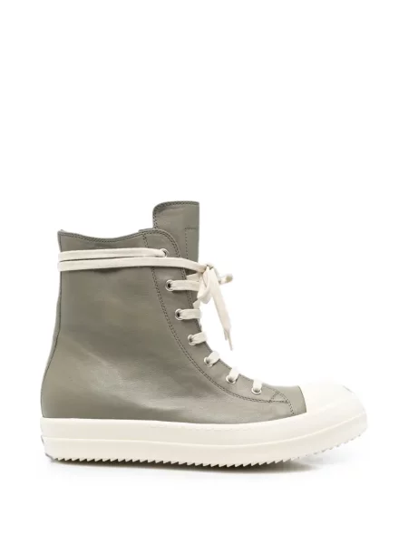 Sneakerși Rick Owens din piele gri