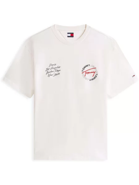 Tricou Tommy Jeans alb