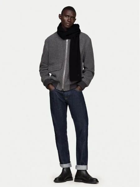 Fular Tommy Hilfiger Flag negru