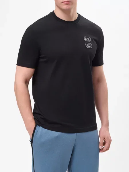 Футболка Ea7 Emporio Armani чорна