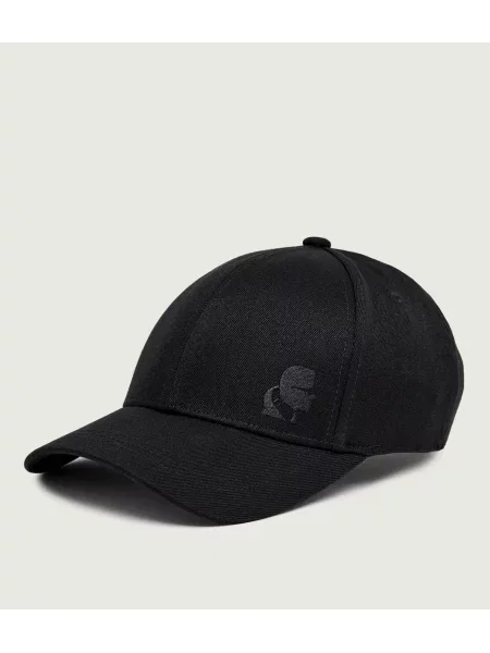 Karl Lagerfeld Șapcă baseball cu adaos de lână negru
