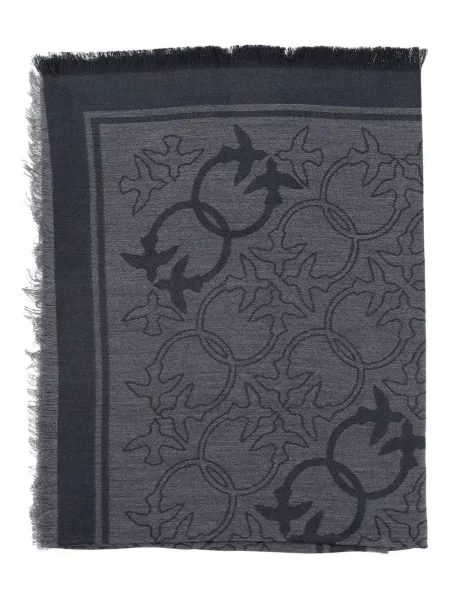 Fular Pinko cu franjuri negru