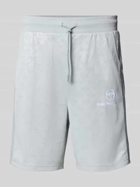 Szorty z wyhaftowanym logo model ‘NERO’ Sergio Tacchini