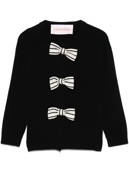 Cardigan Valentino Garavani cu funde negru