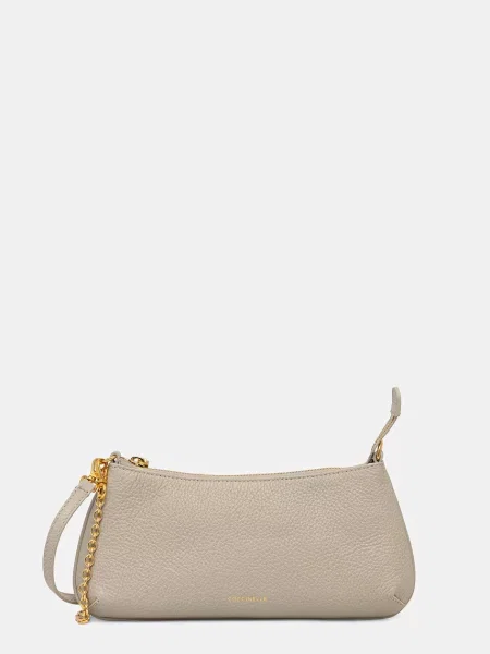Coccinelle geantă crossbody pentru femei din piele verde