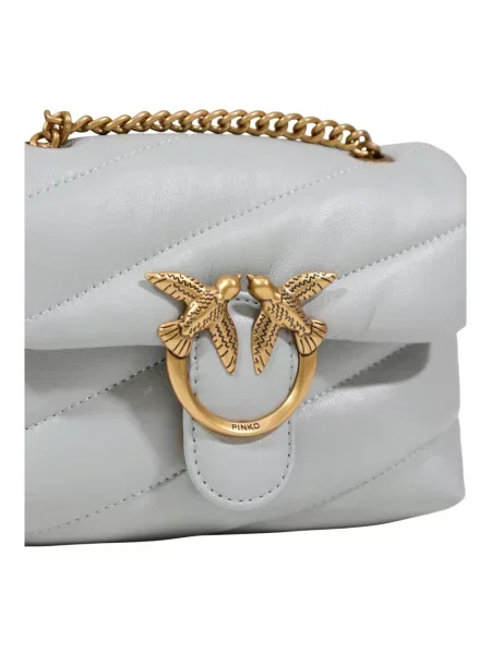 PINKO Torebki Kobieta ONE SIZE Skóra Baby Love Bag Puff niebieski