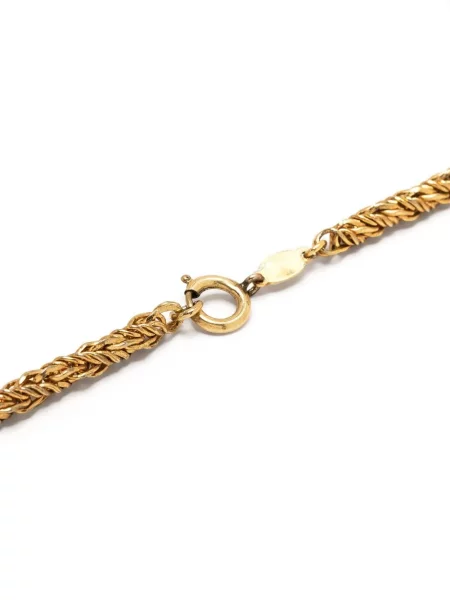 Náhrdelník Christian Dior Pre-owned s kamínky zlatý