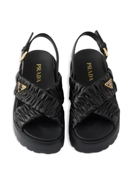 Sandale Prada din piele negru