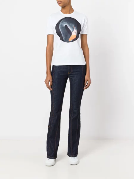 Tricou Givenchy cu imagine alb