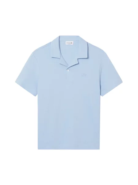 Polo Lacoste Classic Fit Textured krótki rękaw S niebieska