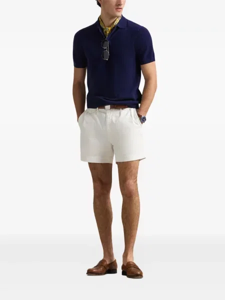 Ленена костюм шапка Polo Ralph Lauren бродирана бяло