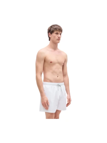 Kąpielówki Ea7 Emporio Armani białe