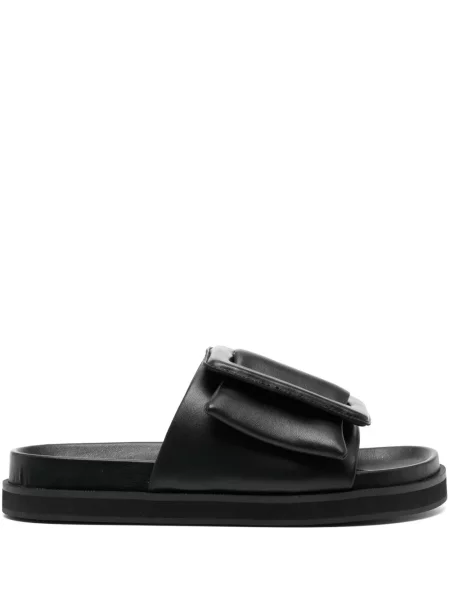 Sandale Senso din piele cu cataramă negru