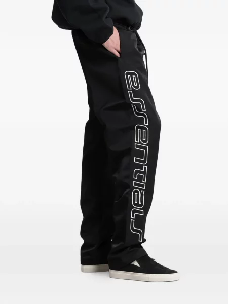 Τρέξιμο παντελόνι Fear Of God Essentials με σχέδιο με κορδόνι μαύρο
