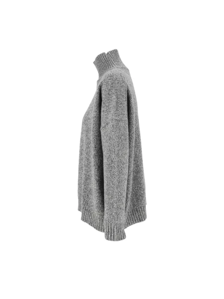 Sweter z golfem Weekend Max Mara do golfa szary